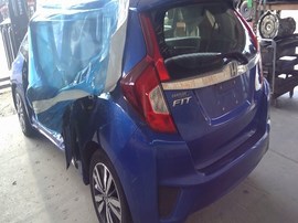 2017 HONDA FIT, BLUE, EX-L MODEL, 1.5L, AT,  A25199